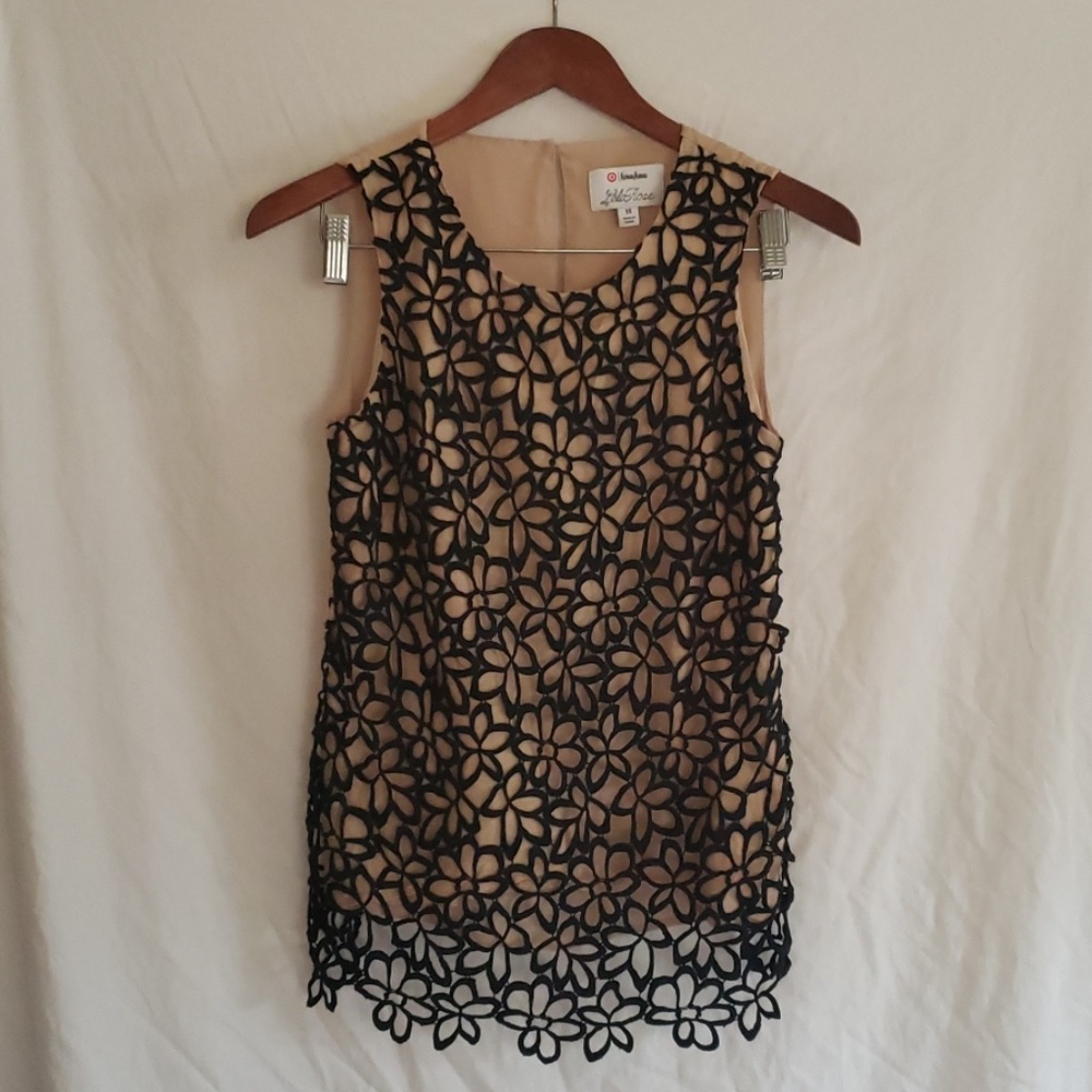 Lela Rose - Neiman Marcus Sleeveless Crochet Top